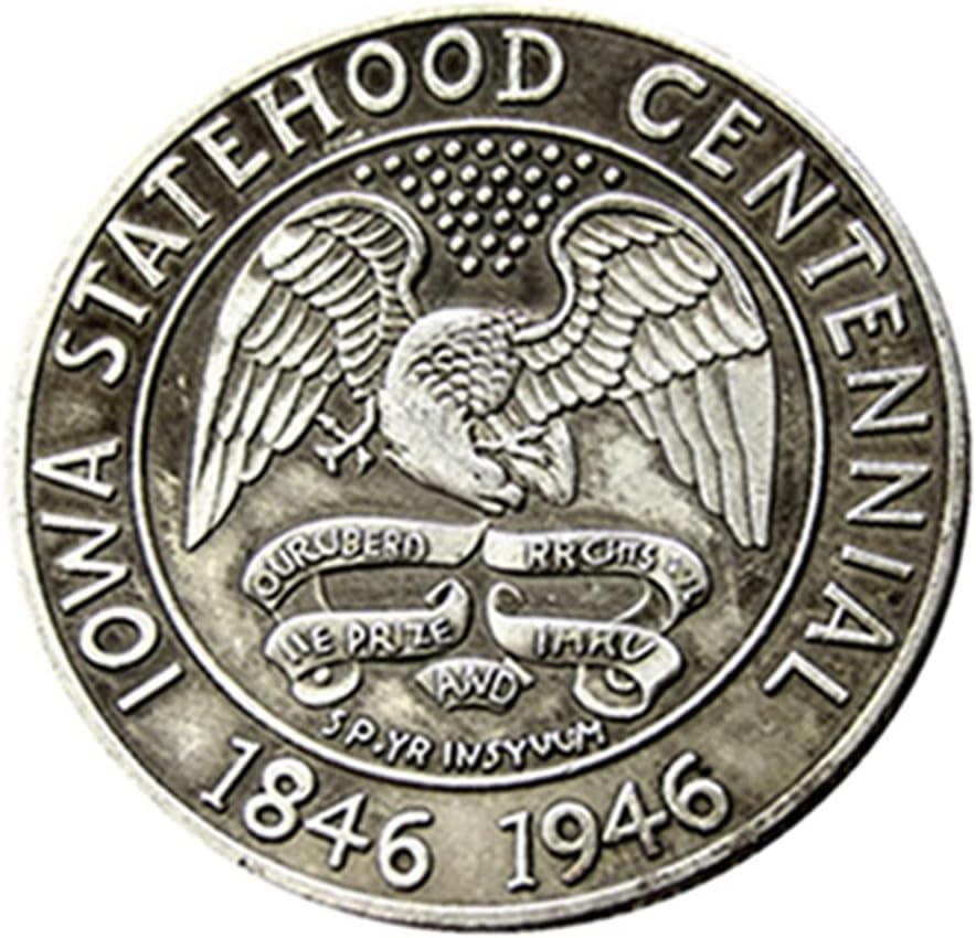Възпоменателна Монета в Полдоллара САЩ 1946 Г., Чуждестранна Копие, сребърно покритие