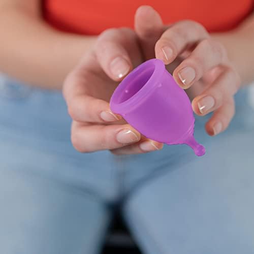 SOFTT Cup - Менструална купата - Супер мека и гъвкава (2 опаковки) - да се Носят в продължение на 12 часа - Алтернатива
