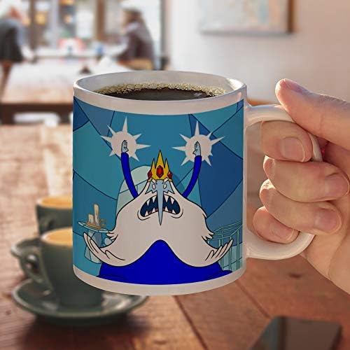 ГРАФИКА И МНОГО ДРУГИ, Керамични Кафеена Чаша Adventure Time Ice King, Нови Подаръчни Чаши за кафе, Чай и топли
