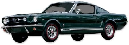 Комплект отличителни знаци и ленти Mustang 1964 1965 1966 GT - Бял