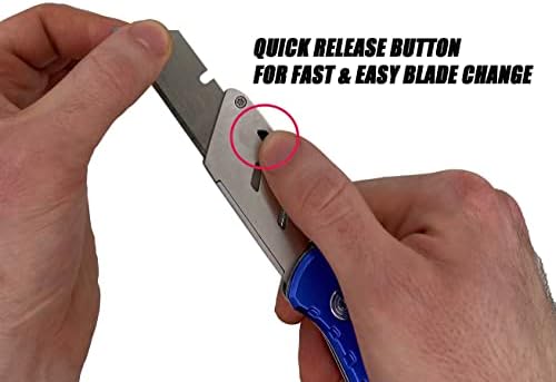 Бързото удължаване на ръба-A и на Blade™ Универсален нож (Сгъваем нож за Бръснене с двойно острие дължина и 3-ма