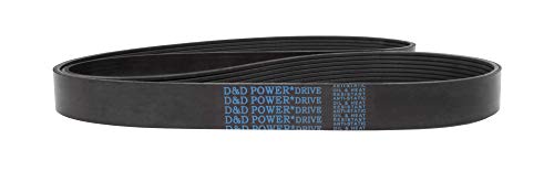Клиновой колан D&D PowerDrive 610J11 Поли, 11 Ленти, Гума
