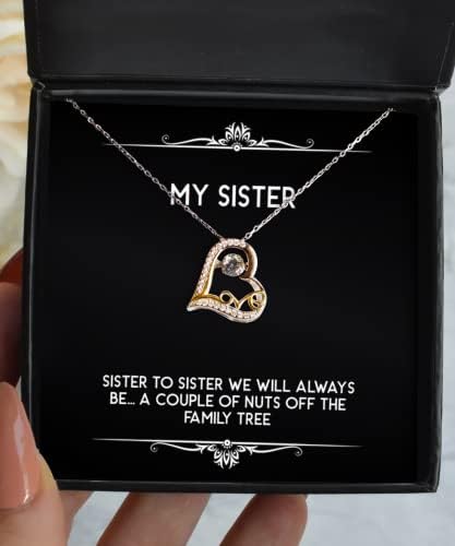 Дайте Сестра Подаръци с Кляпом в Устата си, Ние Винаги Ще сестра си Сестра. Двойката Ядки От Вдъхновяващо Колиета за танц