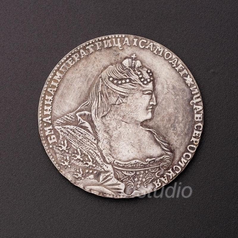 Антикварни подаръци Руска Сребърна Монета кралица 1737 г. Екатерина II Монета Ретро Домашен Малък Подарък