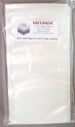 Вакуумни торби VacUpack Superior Sous Vide, с гъста запечаткой, 100 малки пакети
