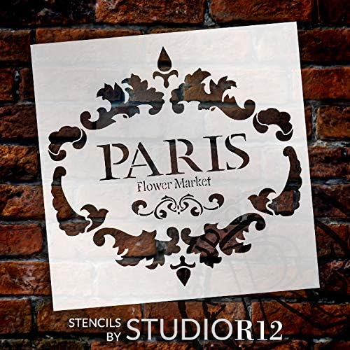 Шаблони за Парижкия цветния пазар от StudioR12 | Декор за дома и Мебели във френски стил Направи си сам | Дума в стила на