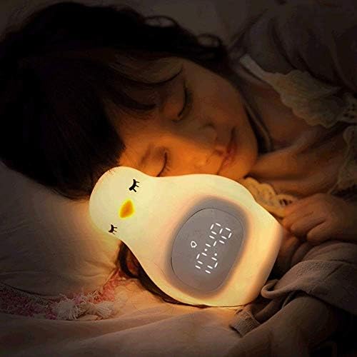 WYKDD Нощни осветителни тела за детска стая за деца: Подаръци за малки момичета, Силиконов Детски нощна светлина със собствени животни и сензорен датчик - Преносими А?