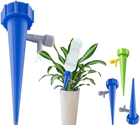 NIBAL Самостоятелно Water Spikes - устройства за поливане растения, автоматично поливающие стайни и външни растения по време на почивката си 3 опаковки (3 опаковки, 5,3 инча)