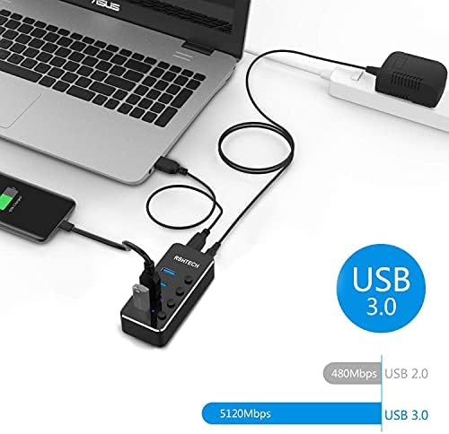 4-Портов хъб USB 3.0 с power + 7-портов хъб USB 3.0 с храненето