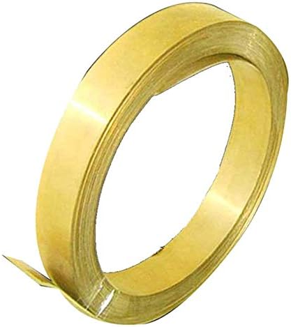 Щастливата Латунная метална плоча от тонколистовой фолио Латунная табела (Размер: 0.2mmx50mmx1000mm)