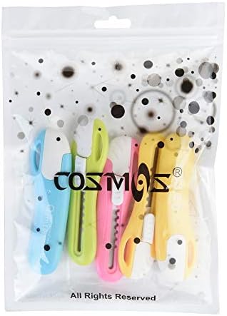 Cosmos ® Комплект от 5 Кухненски Универсален Нож за отваряне на писма, Случаен Цвят