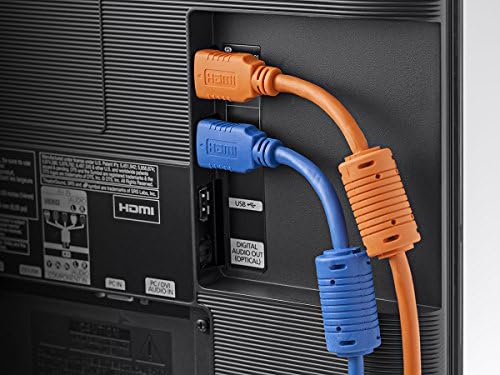 Високоскоростен HDMI кабел Monoprice 3 метра 28AWG с Ферритовыми сердечниками - Оранжев