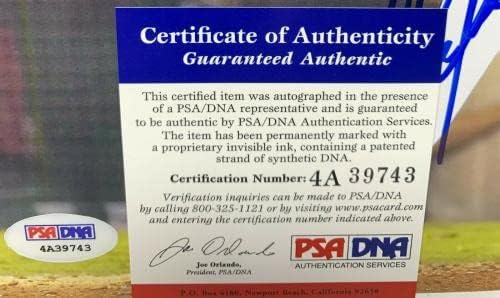 Гарет Андерсън Подписа Бейзболен снимка 8x10 PSA 4A 39743 Anaheim Angels - Снимки на MLB с автограф