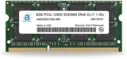 Adamanta 32 GB (4x8 GB) Upgrade на паметта на Apple DDR3/DDR3L 1600 Mhz PC3L-12800 sodimm памет, съвместима с Retina 5k средата на 2015 г., Retina 5k края на 2014 година, RAM iMac 2Rx8 CL11 1.35 v RAM