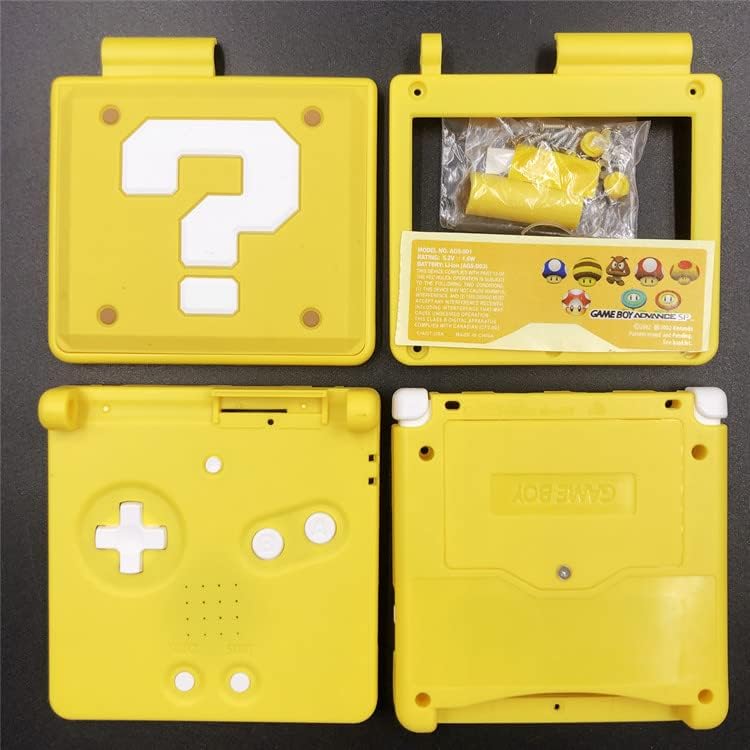 Нов пълен корпус във формата на миди, калъф с бутони, стикер за конзолата Gameboy Advance SP GBA SP, ограничен