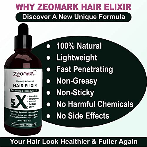 Malar Intensive Hair Growth Oil - Билкови масло за растежа на косата и борба с косопад За мъже И жени-за сухи, Опетнен,