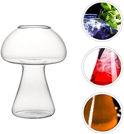 Чаши за уиски Homoyoyo, Чаши за Коктейли, Прозрачни Стъклени Чаши, Гъби и Чаша, Гъби и стъклена чаша, чаша гъби, Коктейлна