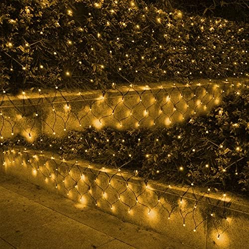 Коледни светлини TW SHINE на открито, 200 светодиоди 9,8 x 6,6 фута, Водоустойчив коледни Окото осветителни тела, свързване с 8 Режима, Коледни Окото осветителни тела, Декора
