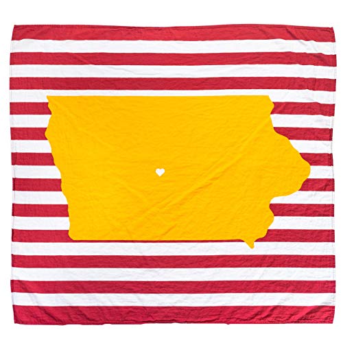 Детско Муслиновое Одеяло TWIG & BALE Айова Еймс, Пеленальное Одеяло от Органичен памук, 47 x 43 - Фенове на