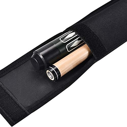 MIQ Калъф за бильярдного щеката черен цвят, чанта за щеката, чанта за съхранение на билярдни стикове, чанта за носене