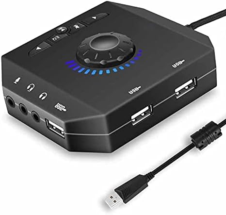 Професионална компютърна USB звукова карта CHYSP 7.1 Аудио адаптер Конвертор аудиоинтерфейса за КОМПЮТЪР, лаптоп,