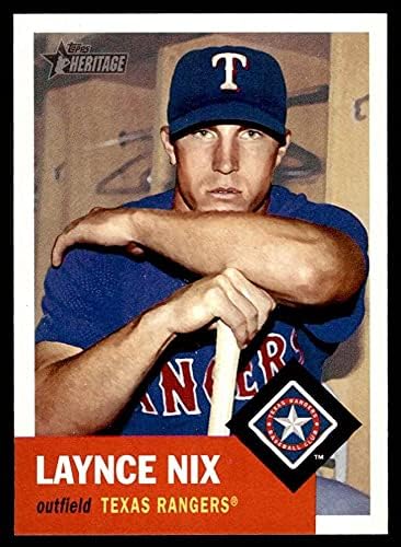 2002 Topps # 425 Lanes Никс Тексас Рейнджърс (Бейзболна картичка) Ню Йорк / Mount Рейнджърс
