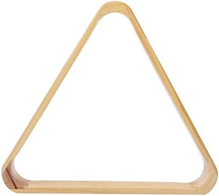 Alomejor Стойка за Билярдни Топки Дървена Маса във формата на Триъгълник и на Диамант, Багажник За Билярдни
