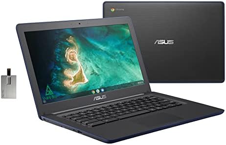 Лаптоп ASUS 2022 C403 Chromebook 14 HD, Intel Celeron N3350, 4 GB оперативна памет, 32 GB флаш памет eMMC, Intel HD