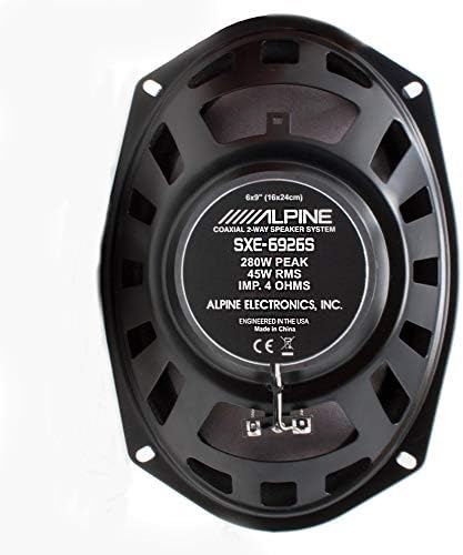 Двойката коаксиални Високоговорители Alpine SXE-6926S 6x9 мощност 280 W за автомобилни аудио