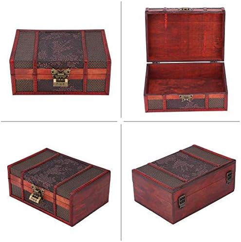 Класически Бижута Сандъци за Колиета Притежателя Дървена Кутия За Съхранение на Бижута в Сандъка-Калъф Притежателя