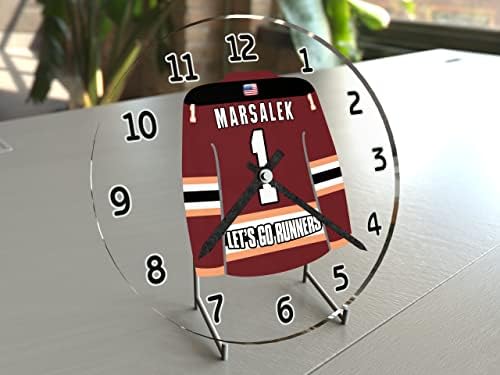 Настолни часовници в стил тениски Американската хокейна лига FanPlastic AHL - Достъпни са всички цветове на отбора A H L - team!!!