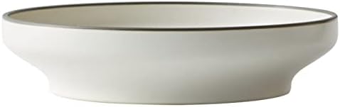 Дълбока кръгла чиния Luzerne MOD - Бяла с прах (2.0 инча X 2.0 инча в диаметър)