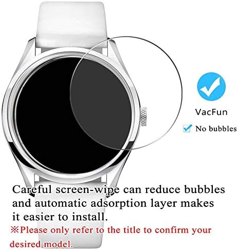 Защитно фолио за екрана Synvy [3 опаковки] от закалено стъкло, съвместима със защитни филм за интелигентни часа GaGa MILANO