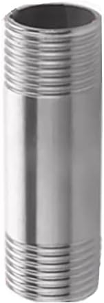 1 бр. тръба с двустранна резба неръждаема стомана 304 3/4, открит диаметр27 mm x дебелина стенки3 мм x длина15 см, подходящ
