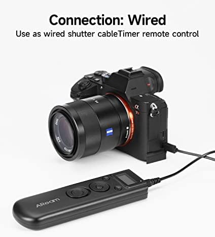 Безжичен Цифров Таймер Дистанционно Освобождаване на Затвора Intervalometer за Canon EOS Rebel T6 T7 80D 70D