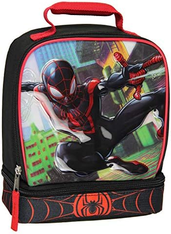 Комплект Мека чанта за Обяд Marvel Spider-Man Комикси Superhero С Две Отделения Box Мъкна Kit