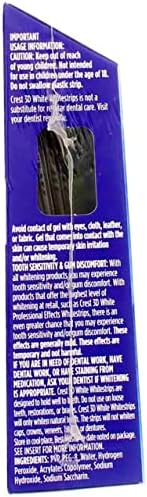Комплект за избелване на зъби Crest 3D No Slip Whitestrips Professional Effects 20 ea (опаковка от 4 броя)