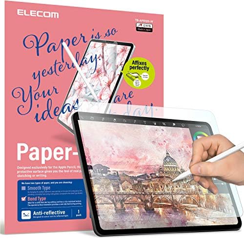 Защитно фолио за екрана ELECOM Pencil-Чувствайте, по-нов модел (лесно се инсталира), тип закрепване, японско производство, съвместими с iPad Air 10.9 (2022, 2020), iPad Pro 11 (2022,2021,2020,2018) З?