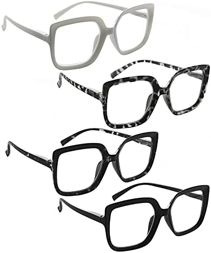 Очила за четене LUR за жени - 4 Чифта Шикозни очила за четене +1,75