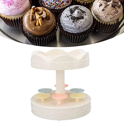 Въртящата Десерт Машина, Въртяща се Двупластова Поставка за показване на Десерти, Много Поставки за десерти за кексчета