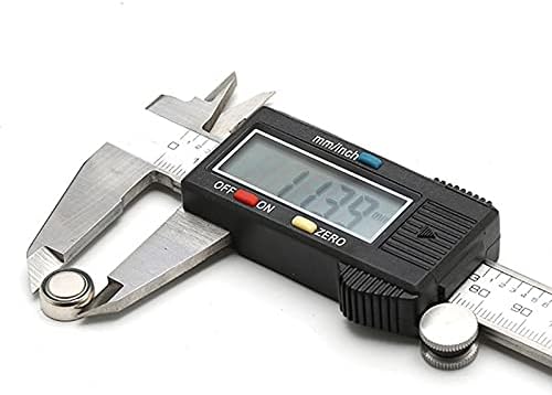 UXZDX CUJUX 150 мм Електронен Цифров Штангенциркуль От Неръждаема Стомана Инструменти за Измерване на Штангенциркуля