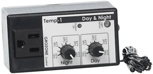 Grozone Controls 780100 TP1 Дневен/Нощен Термостат-Регулатори на температура, Естествени