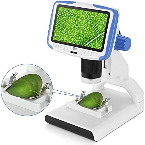 LHLLHL 200X Дигитален Микроскоп 5 Дисплей Видео Микроскоп Електронен Микроскоп Истински Научен Биологичен Инструмент