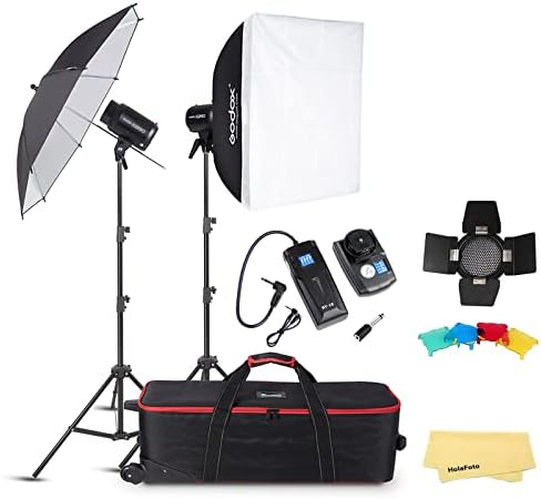 Godox E250 E-250 2 елемента 500 W Фотостудийная Камера с Стробоскопической светкавица Speedlite Лампа с Приемника