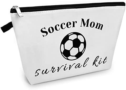 Sfodiary Подарък Футболна майка Косметичка за любителите на футбола Подарък за жени, Подарък за Деня на Майката Подарък Футболист за мама Благодаря подаръци за футбол?