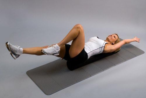 J/Fit Extra Фирма Foam Roller - Валяк висока плътност за мускулна терапия и масаж на дълбоките тъкани - Теглене