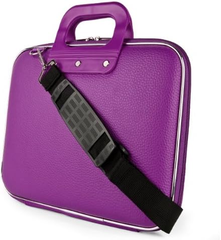 Лилаво 10-инчов ретро чанта за носене, чанта за таблет Съвместима с iPad 10,2 9,7, Air 10,910,5, Pro 11