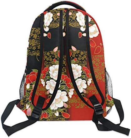 TropicalLife Японски Цвете Раници Чанта За Книги През Рамото На Училищен Компютър Туризъм Фитнес Зала Пътуване Случаен