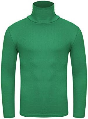 ZDFER, Мъжки Пуловер с висока Воротом, Hoody, Обикновена Риза с дълъг ръкав, Монтиране на Спускане, Пуловер