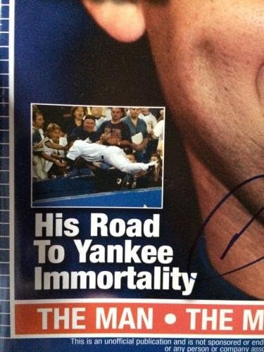 2009 Дерек Джитър подписа Колекционерско издание Капитан Янките-1 от Kind Steiner - Списания MLB с автограф